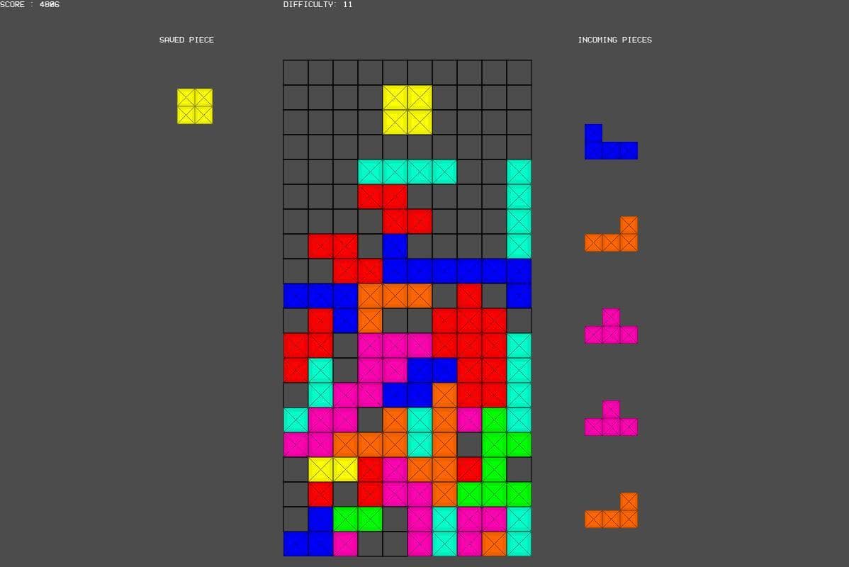 Tetrominos Fury 2351 screenshot 2