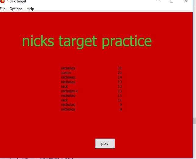 target practice (nicholascuozzo) screenshot 2
