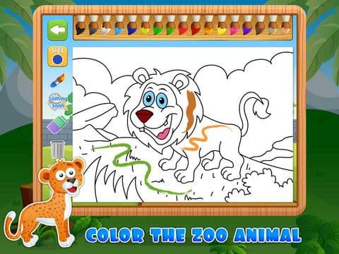 Zoo Animals Activity Set - Paint & Play All In One Educational Learning Games for Kids screenshot 3