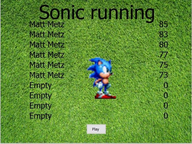 Sonic running screenshot 2