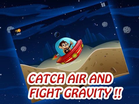 Gravity Star Monkey: Moon Surfers - Little Space Pet Adventure (Free Game) screenshot 4