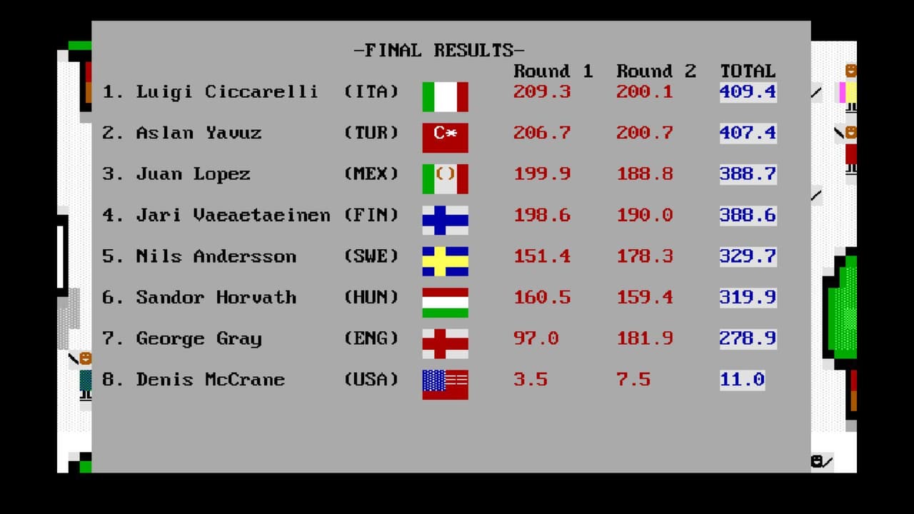 Denis McCranes Ski Jumping Challenge: Sarajevo 1983 screenshot 6