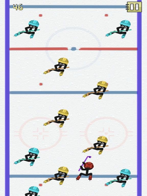 Hockey Stick-Man Ice Skating Rink Pro