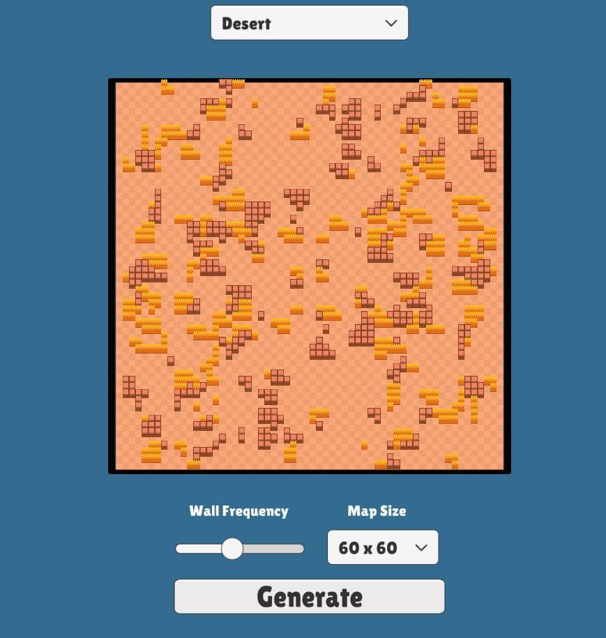 Map Generator for Brawl Stars