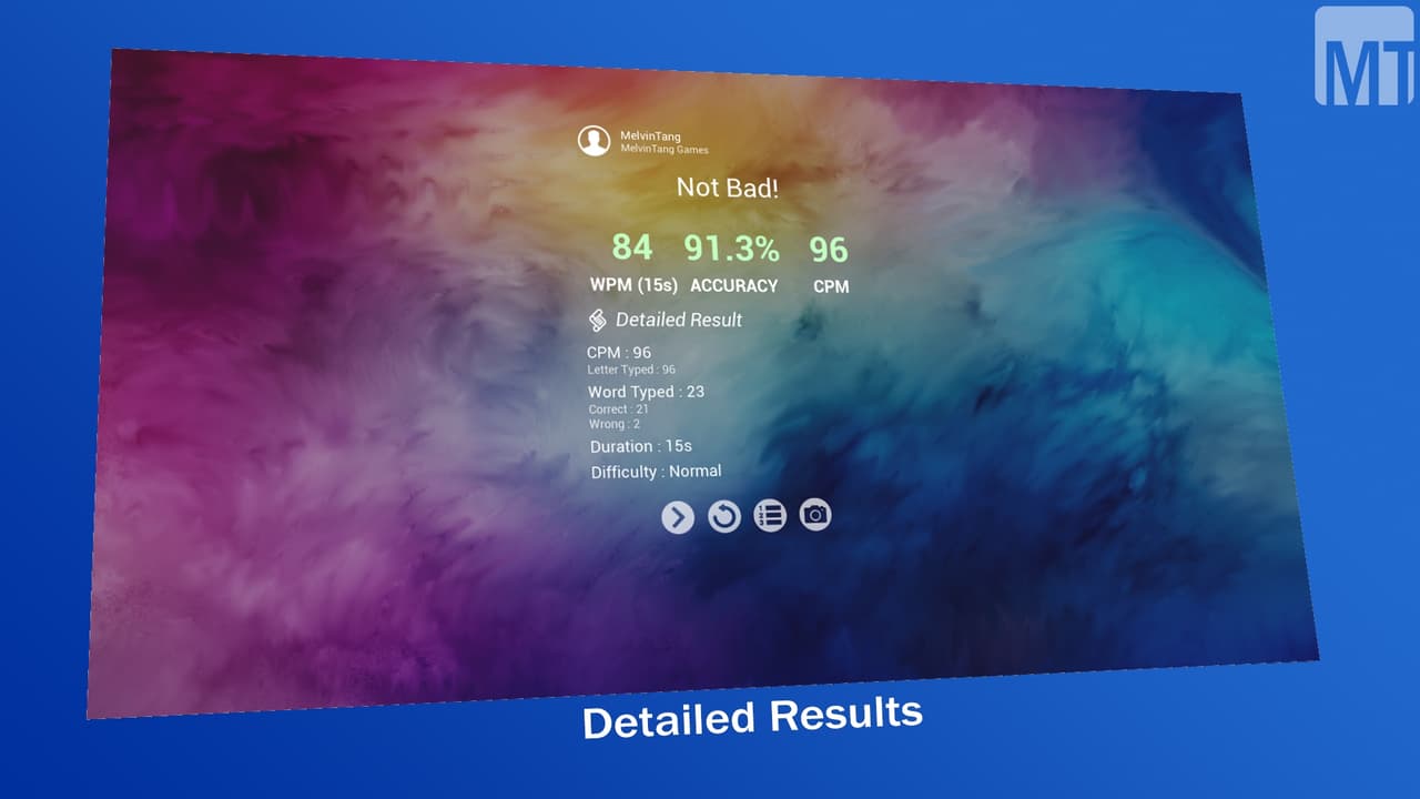 MT Typing Test | Free Version screenshot 4