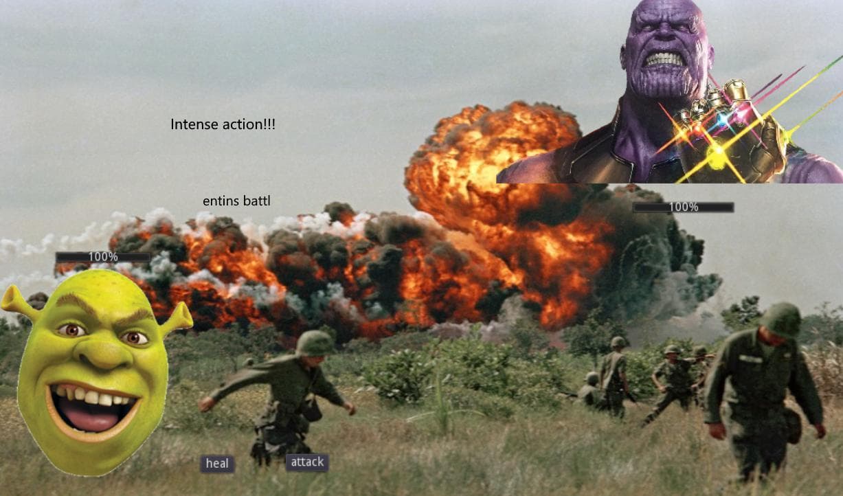 Shrek vs Thanos screenshot 2