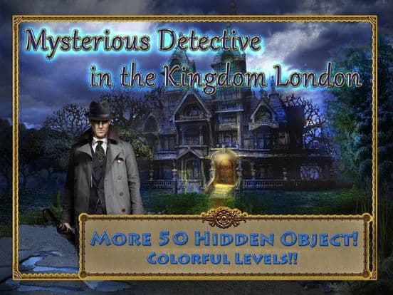 Hidden Object Mysterious Detective in the Kingdom London Free screenshot 3