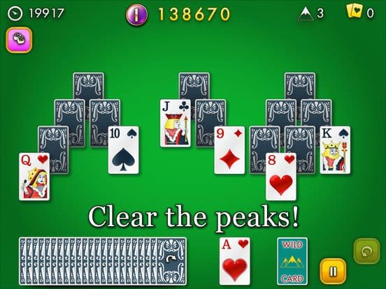 TriPeaks Solitaire Classic screenshot 4