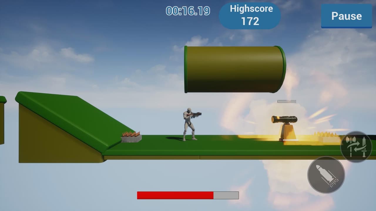 UE5 Side Scroller Game with 3D Asset screenshot 2