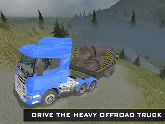 Off Road Cargo Heavy Trailer Truck Simulator 3D screenshot 4