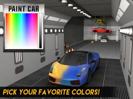 Multi-Level Sports Car Parking Simulator 2: Auto Paint Garage & Real Driving Game screenshot 4