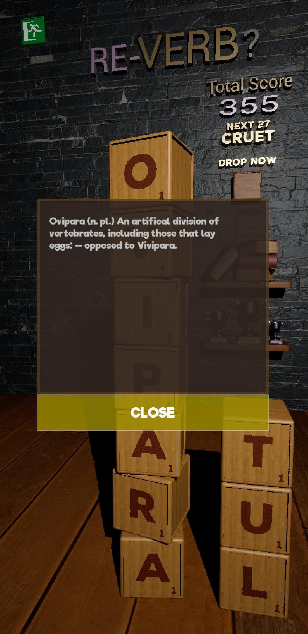 Re-VERB wordgame screenshot 3