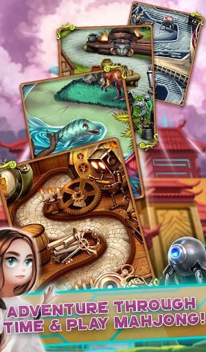 Mahjong New Dimensions - Time Travel Adventure screenshot 2