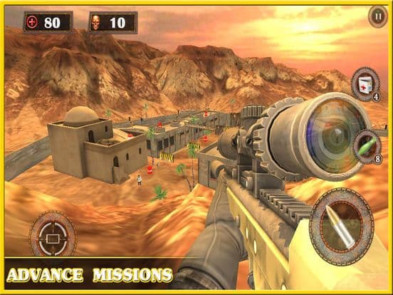 Desert Sniper Strike 3d: Ruthless war missions screenshot 3