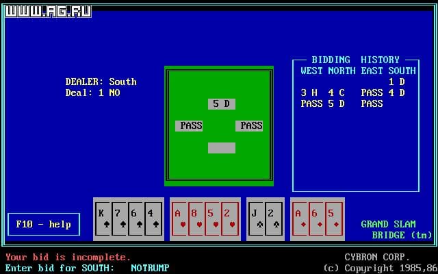 Grand Slam Bridge screenshot 4