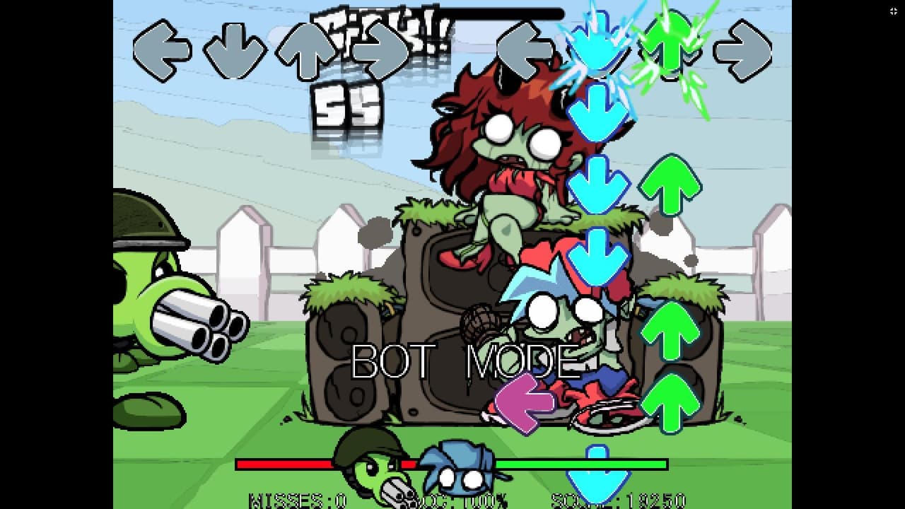 Plants Vs. Rappers Mod Friday Night Funkin