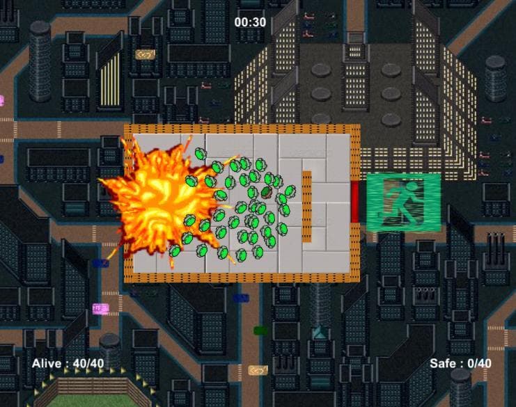 Crowd Panic Simulator screenshot 2