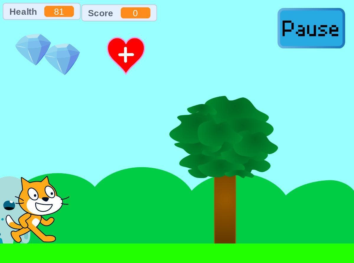 Scratch Cat Runner screenshot 2