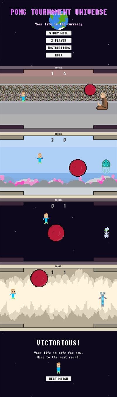 Pong Tournament Universe