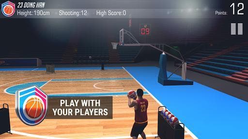 Three Point Contest - My Basketball Team screenshot 3