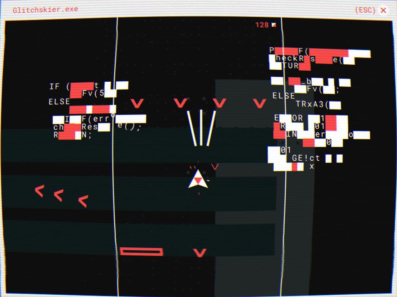 Glitchskier (itch) screenshot 2
