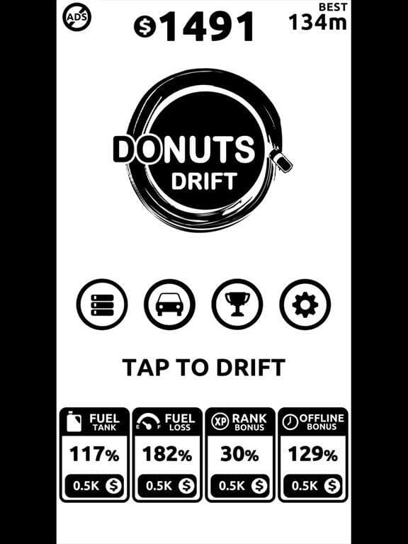 Donuts Drift - Slide Drifting screenshot 5