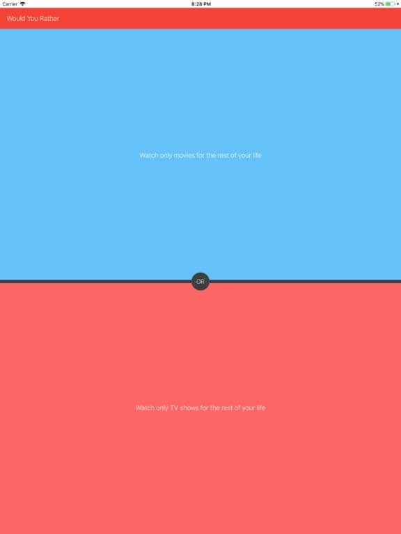 Would You Rather? Game screenshot 2