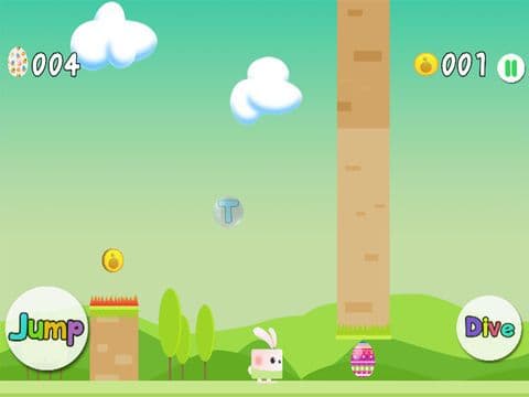 Easter Egg Bunny Runner HD screenshot 4