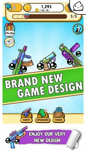 Guns Evolution - Idle Cute Clicker Game Kawaii screenshot 2