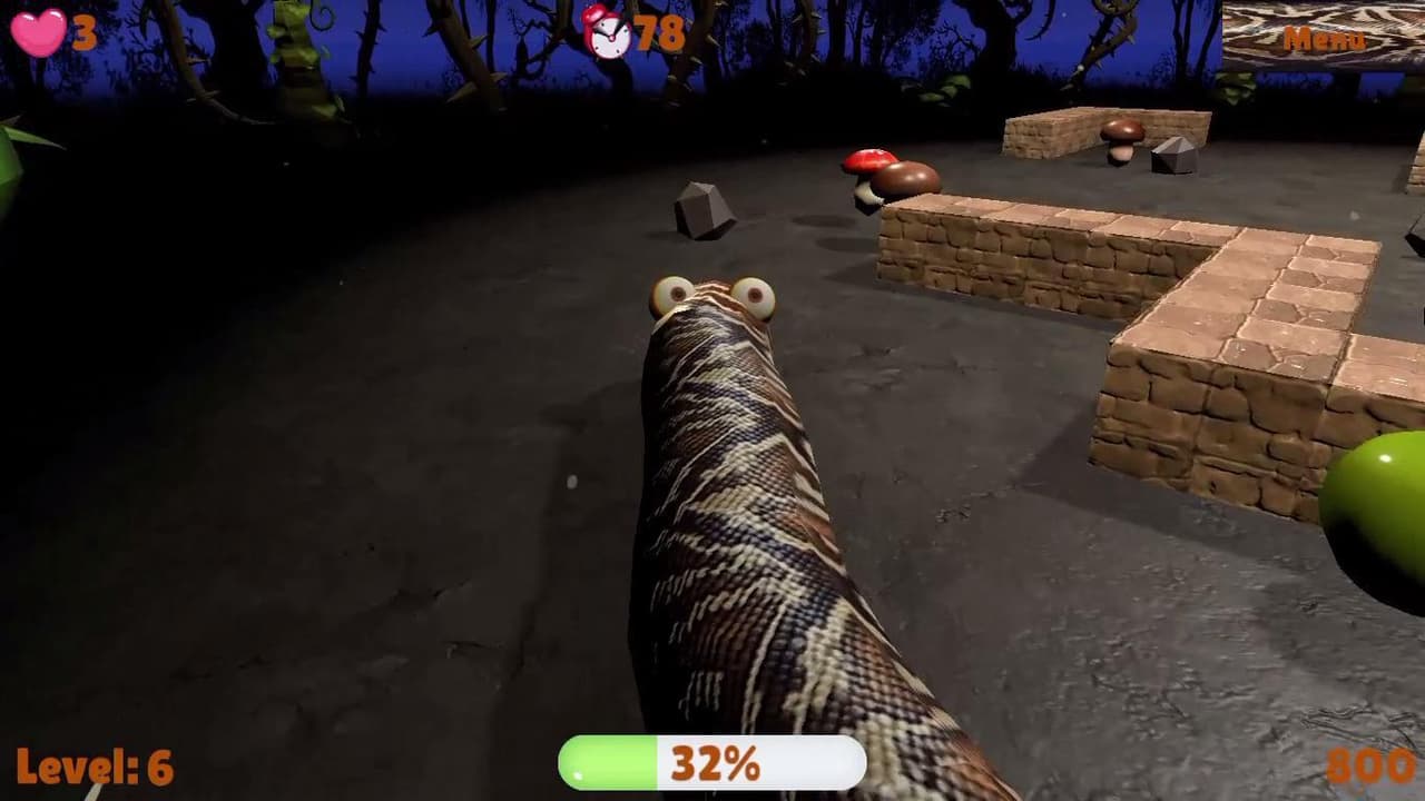 3DSnake (GamesAreArt) screenshot 2