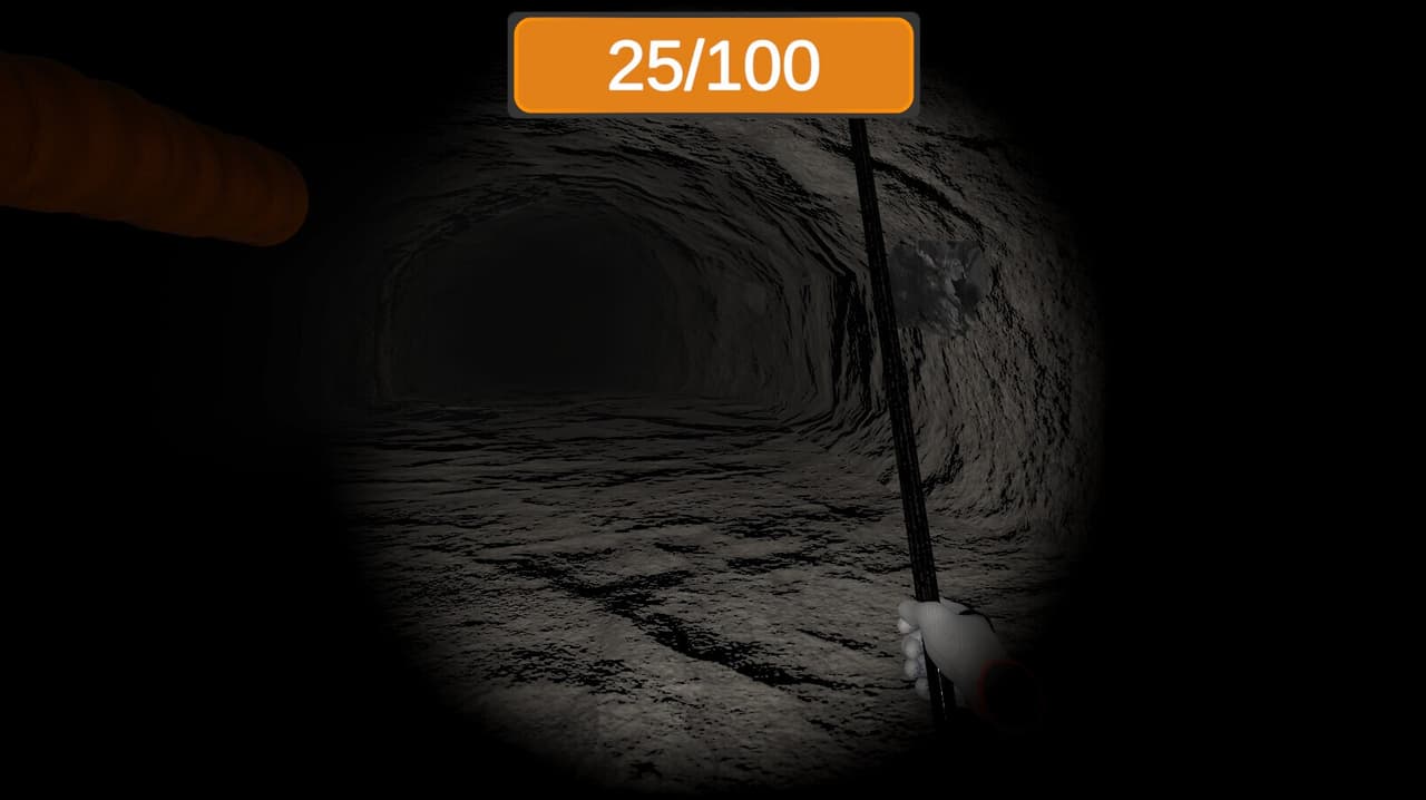 Underground roof fall hazard assessment VR Training screenshot 2