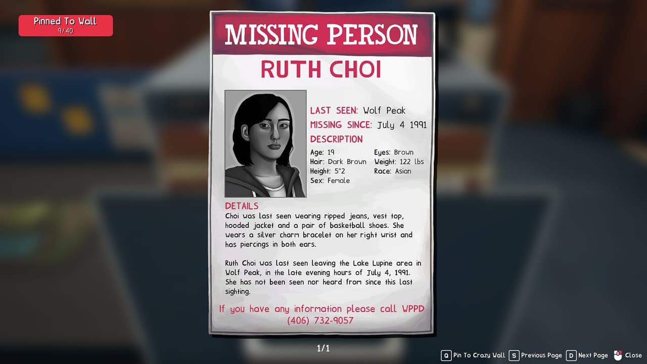 Wolf Peak: The Case of Ruth Choi screenshot 5