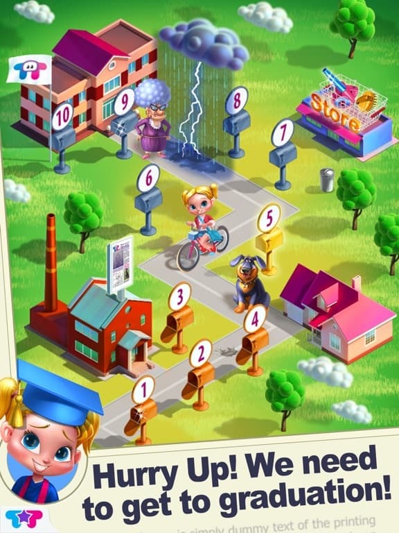 Paper Girl Crazy Day screenshot 5