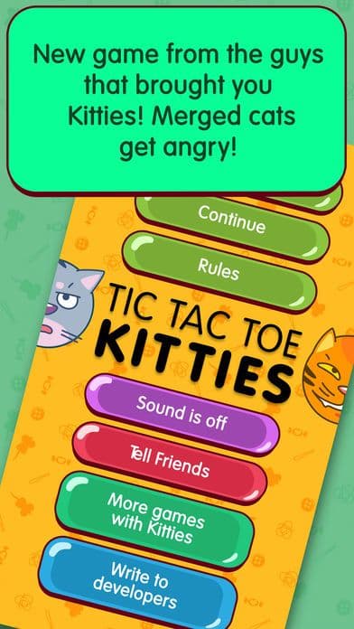 Tic Tac Toe 2 player games with Sly Kitties! PRO! screenshot 2