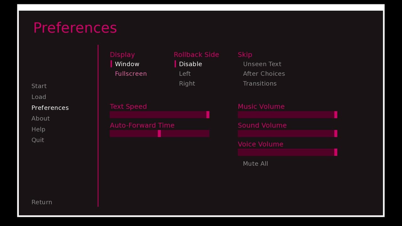 My Renpy test game screenshot 2