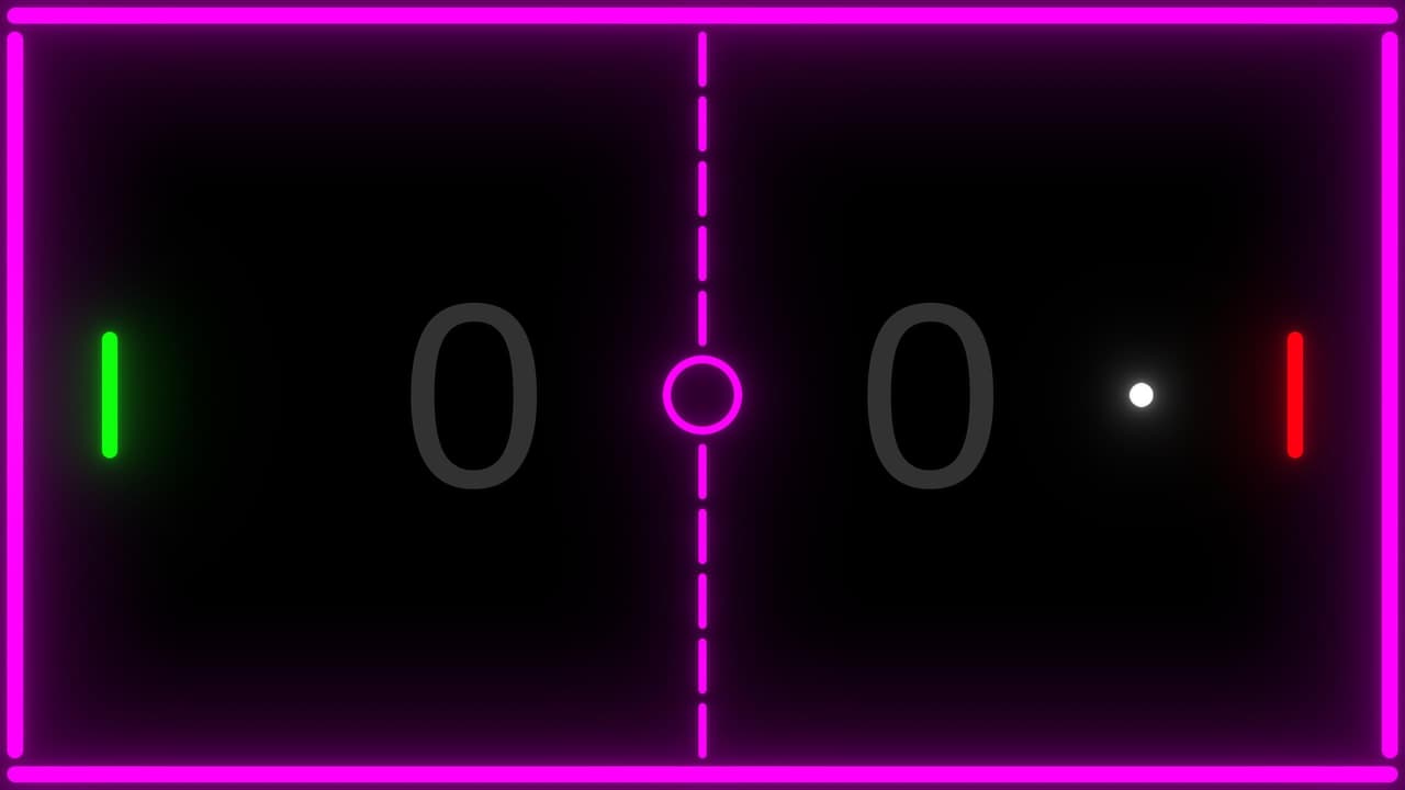 2 Player - Glowing Pong