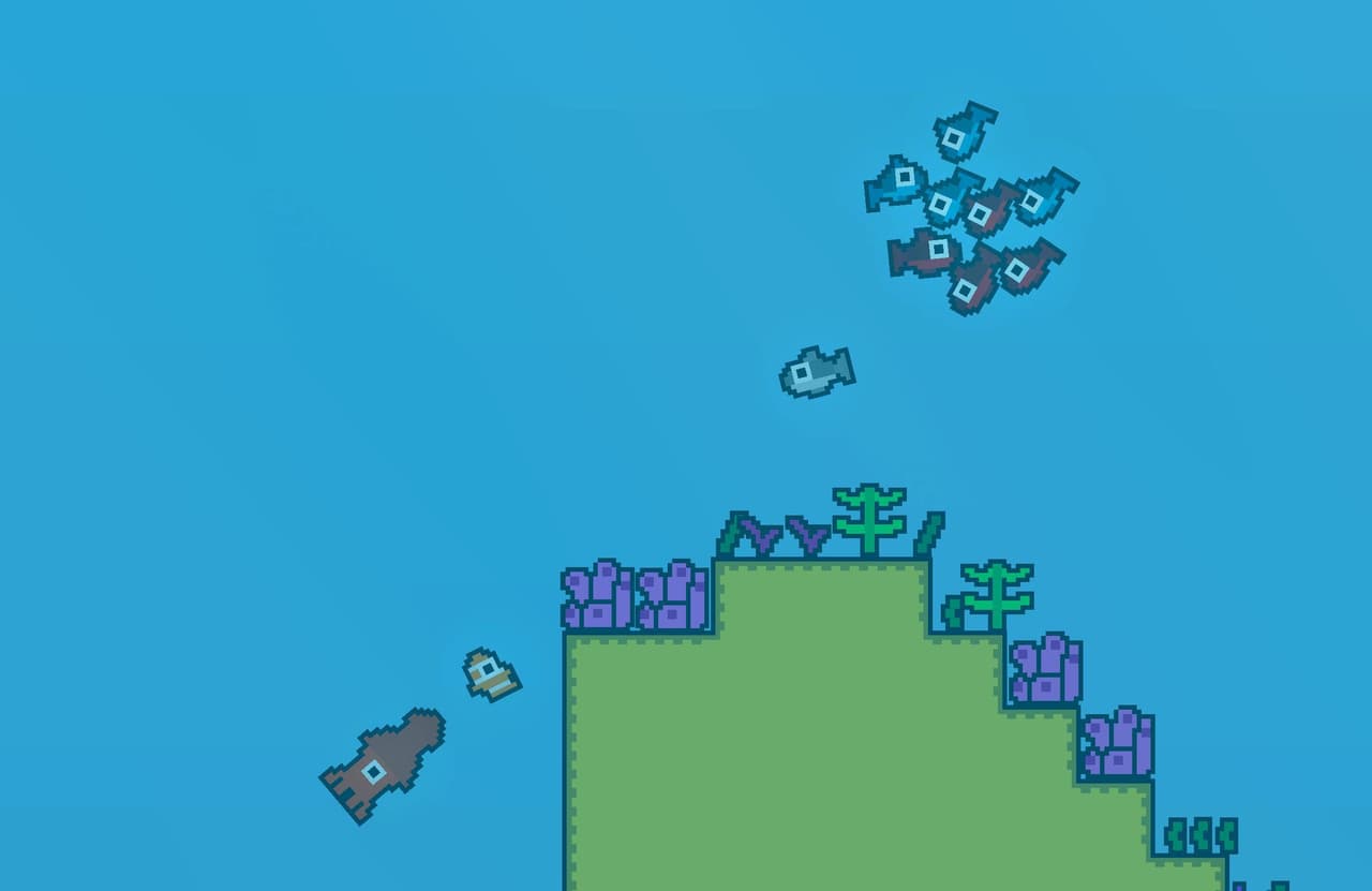 Shoal of fish (itch) screenshot 2