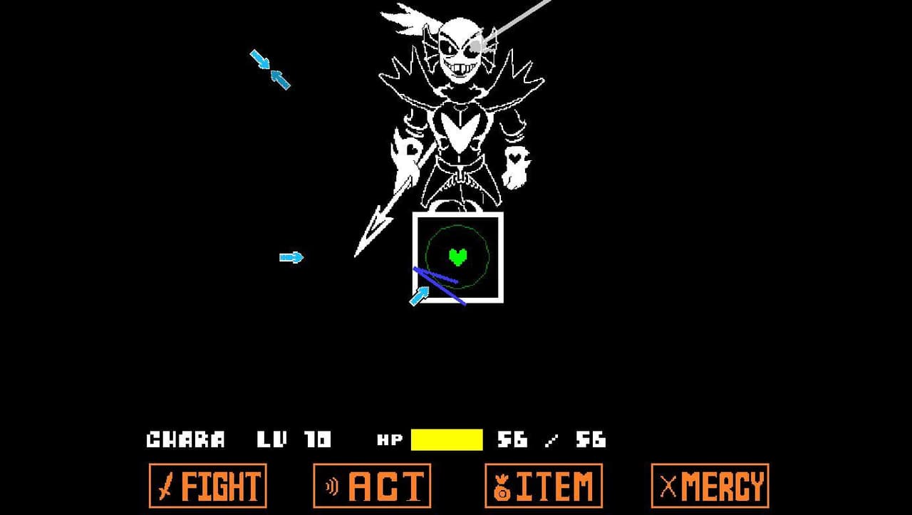 Undyne the Undying fight remake screenshot 3