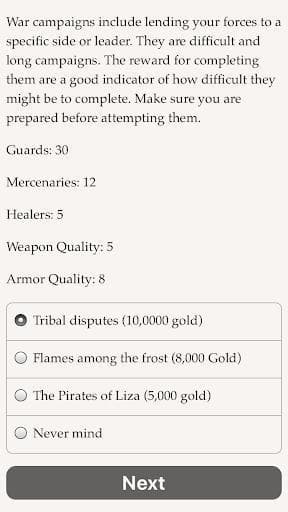 Life of a Mercenary