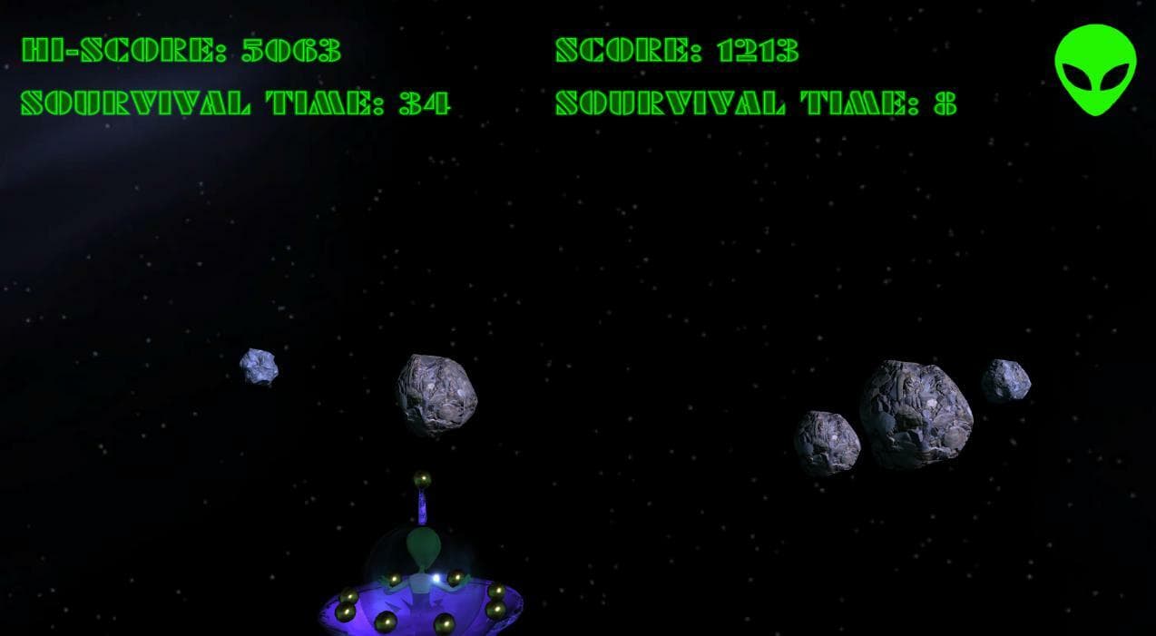 Mi Alien - Escape from Asteroids screenshot 3