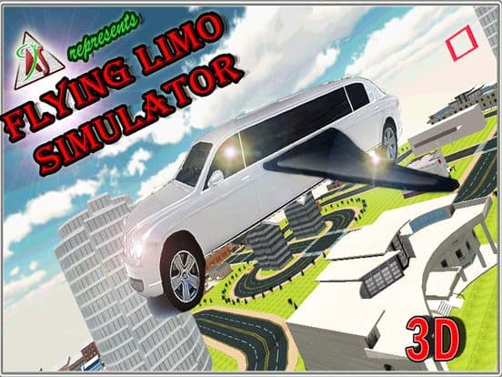 Flying Limo City 2016 Simulator – Future Limousine Parking with Air Plane Driving Controls screenshot 2
