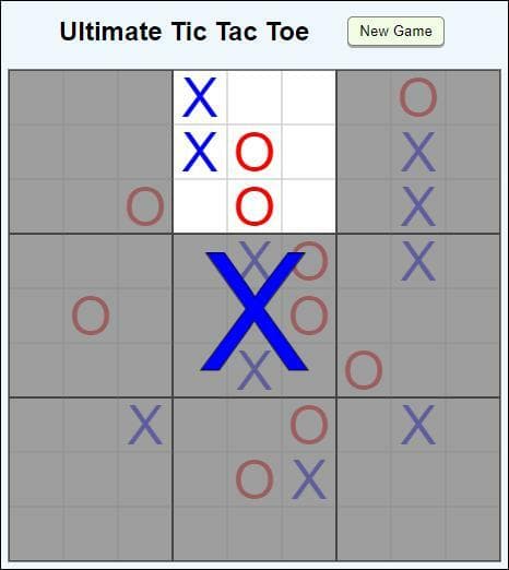 Ultimate Tic-Tac-Toe (itch) (Some-Antics) screenshot 2