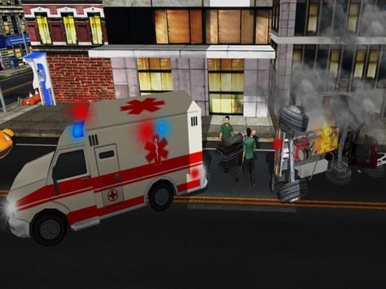 Ambulance Simulator 2017 - 911 rescue driving 3D screenshot 5