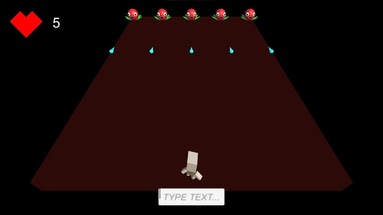 Typing prototype screenshot 2