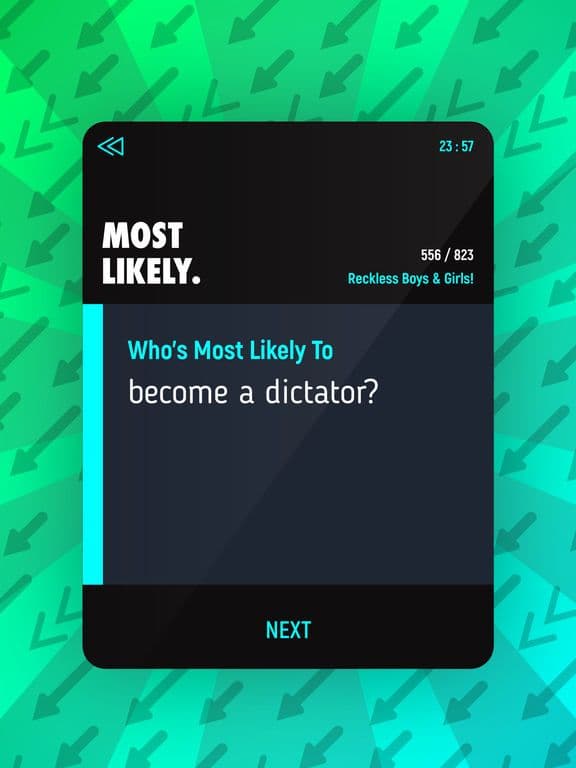 Most Likely To: Drinking game