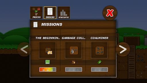 Treasure Miner - a mining game