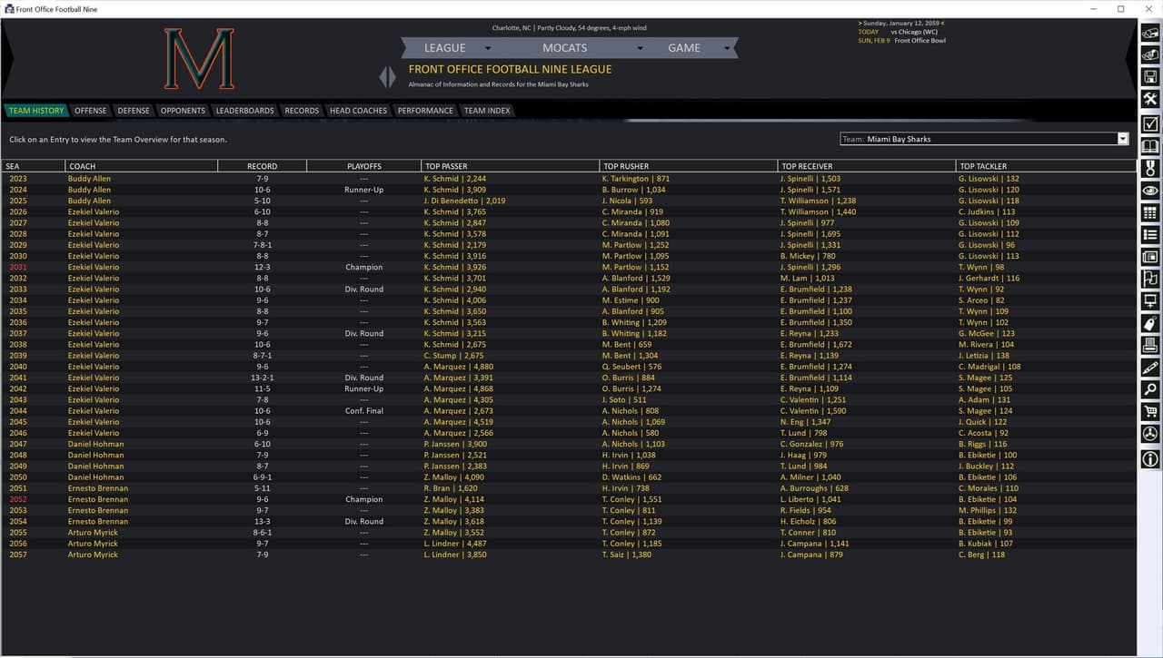 Front Office Football Nine screenshot 4