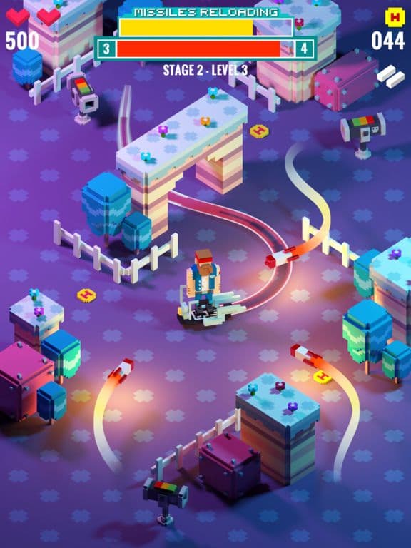Twisty Board 1 - Missile Game screenshot 2