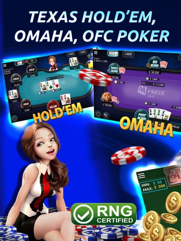 AA POKER:Texas Holdem,Omaha screenshot 5