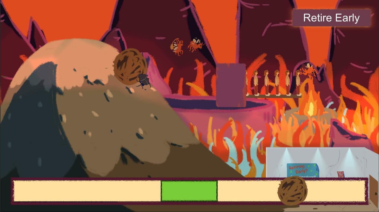 Sisyphus Beetle Takes His Daughter to Work screenshot 3